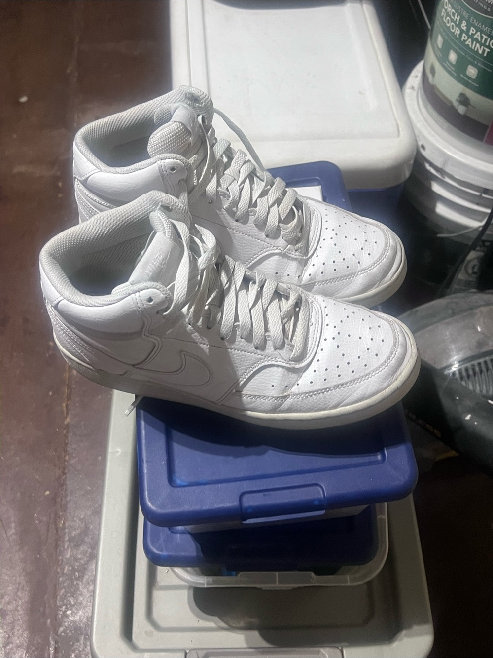 Nike Men's White High-Top Sneakers